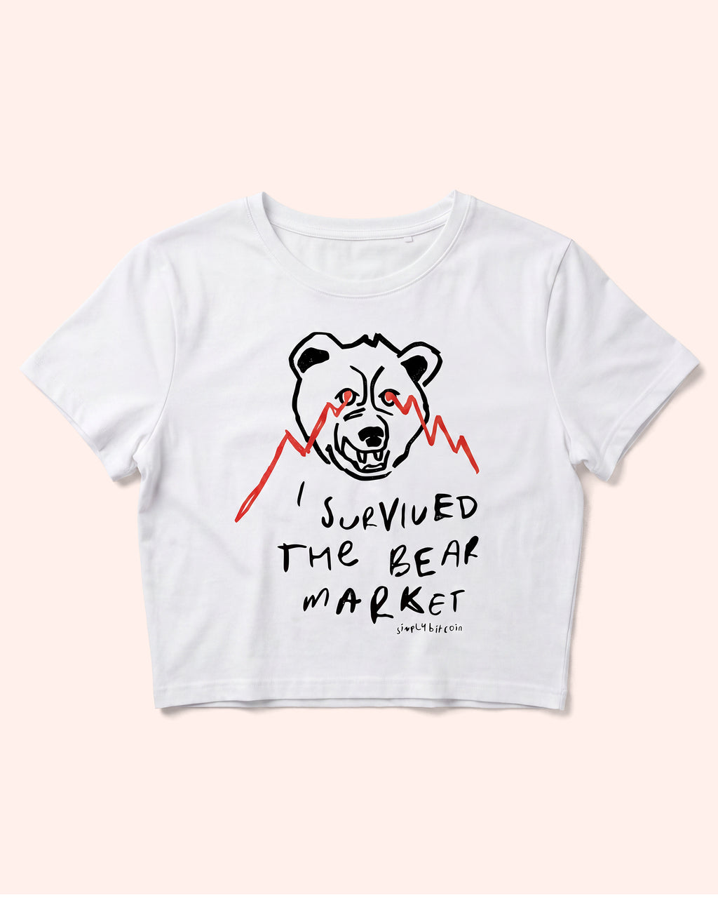Women Crop Top - I SURVIVED THE BEAR MARKET